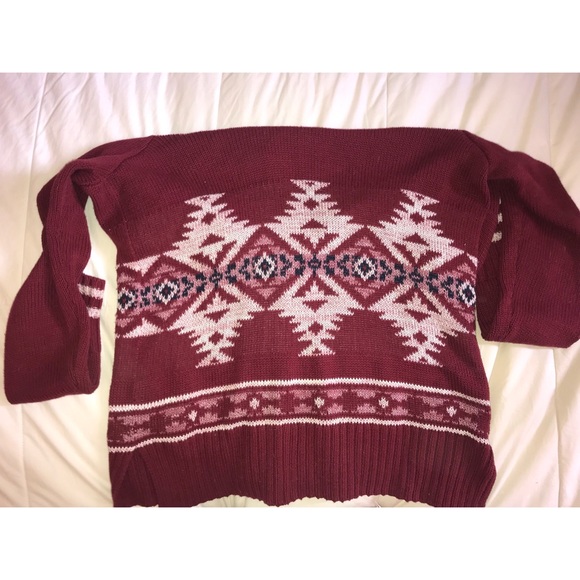 NWOT Hollister Aztec Pattern Cardigan - Picture 3 of 3